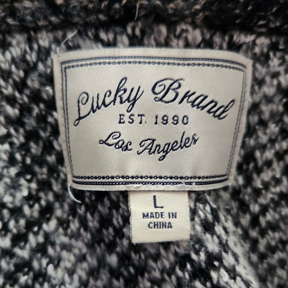 Lucky Brand Western Inspo Long Cardigan Sz L - Picture 4 of 4